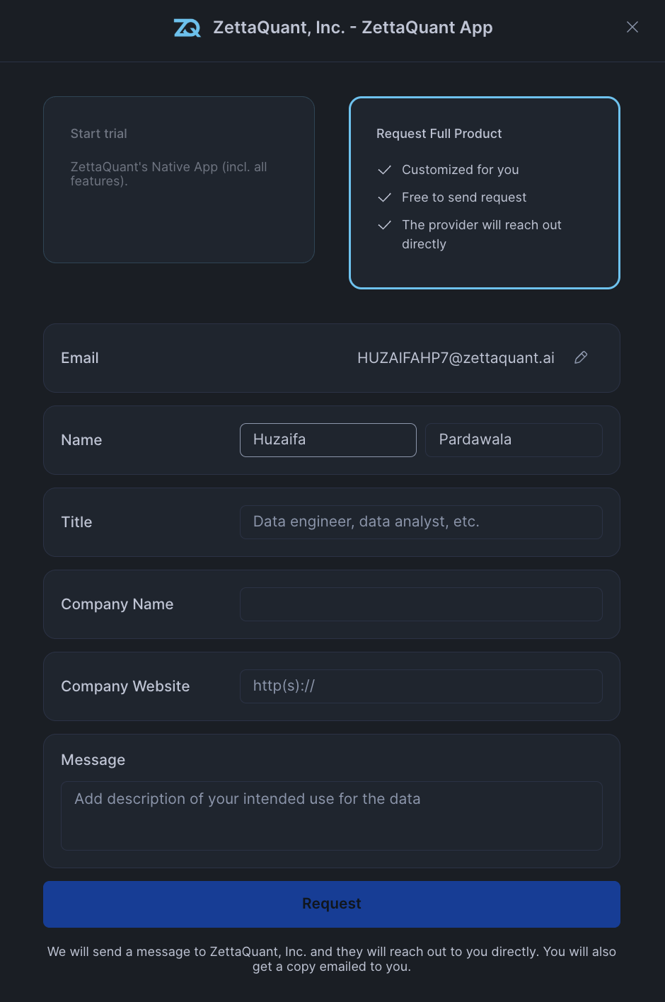 Request Full Product
